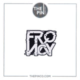 "FRQ NCY" Logo Pin Set