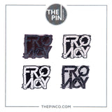 "FRQ NCY" Logo Pin Set