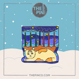 HOLIDAY CATS PIN SET