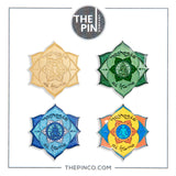 "Namaste at Home" Pin Set